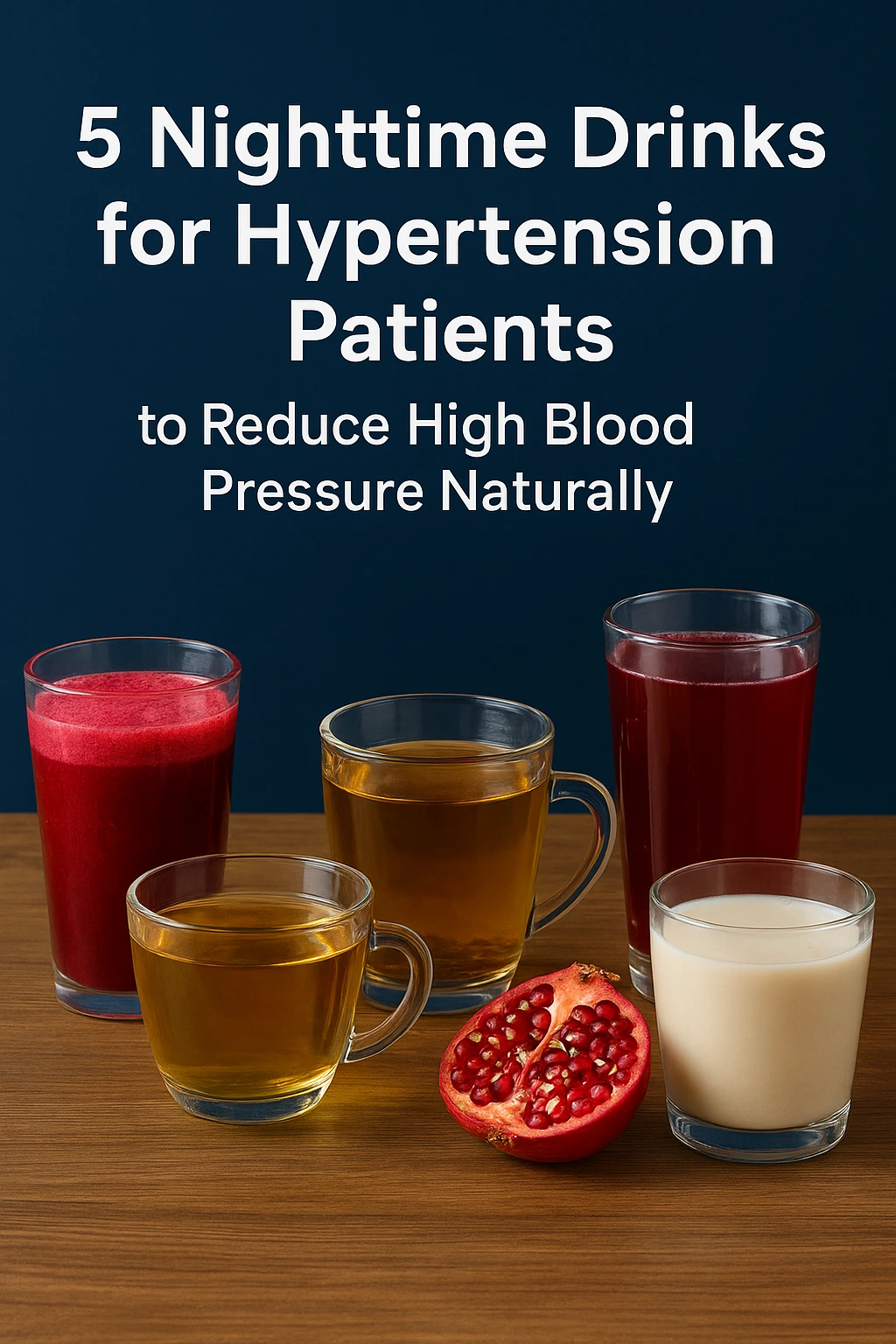 5 Nighttime Drinks to Lower High Blood Pressure Naturally